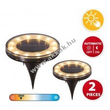 Velamp SPK16 napelemes kerti l�mpa f�ldszeggel 2db/csomag powerbank