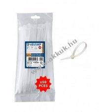 Velamp Nylon k�belk�tegel� feh�r 7,6mmx550mm 50db/csomag