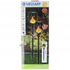 Velamp OLYMPIA XL 2db/csomag napelemes kerti l�mpa 59cm NiMH