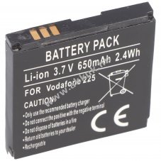 Helyettes�t� akku Vodafone 246 225 125 3,7V 650-750mAh Li-ion