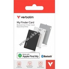 Verbatim Bluetooth Tracker My Finder Card MYFCR-03BSW akku 110mAh 3db/csomag Li-Ion Polymer