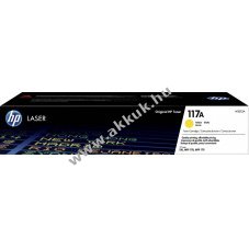 Eredeti HP l�zertoner W2072A s�rga 700 oldal nyomtat�