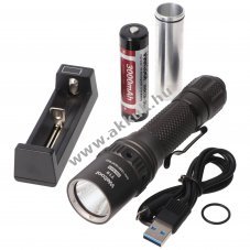 Weltool T19 LED zsebl�mpa 2060 lumen 327 m hat�t�v 18650 Li-ion akku