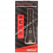 Weltool W5 Thunderbolt LEP l�zeres zsebl�mpa 699 lumen 2x 22500 Li-Ion akkumul�torral