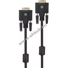 HP VGA-VGA k�bel VGA csatlakoz� 15-t�s 1m fekete