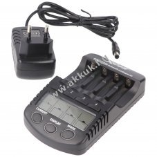 XCell LCD gyorst�lt� AA Mignon ceruza, AAA Micro akku 1,2V USB NiMH