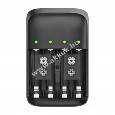 XCell dug�s gyorst�lt� AA, AAA �s 9V egyenk�nti csatornavez�rl�s LED