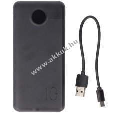 XCell Powerbank X10000PD 10000mAh USB-C PD3.0 20W 2xUSB 1xUSB-C LED-kijelz� Li-Polymer