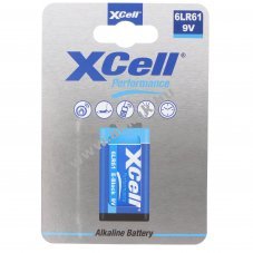 XCell alk�li elem 9 volt, 6LR61, 9V E-Block, k�rnyezetbar�t csomagol�s