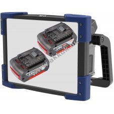 Worklight Multi munkal�mpa 90W 10000 lumen 2db Bosch 18V 4Ah Li-ion akkuval �s t�lt�vel