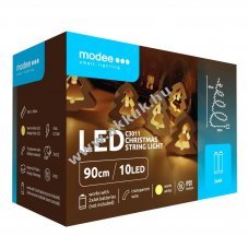Modee LED f�nyf�z�r 90cm 10LED melegfeh�r 2xAA (LR6) IP20 belt�ri