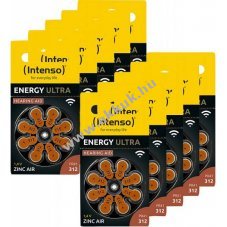 Intenso hall�k�sz�l�k-elem �Energy Ultra� - A312 / PR41, 1,45 volt (80 darabos csomag)
