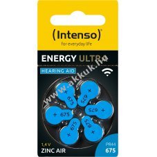 Intenso Energy Ultra A675/PR44 1,45V 6db/csomag hall�k�sz�l�k elem