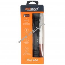 AceBeam TAC 2AA LED zsebl�mpa 1600 lumen 181 m hat�t�v