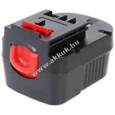 Black & Decker A12 HP122K 12V 3000mAh NiMH akku fekete