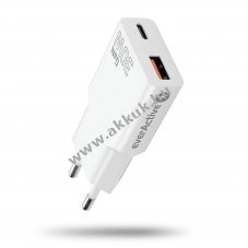 everActive GaN SUPER SLIM SC-380Q USB-t�lt� 30W