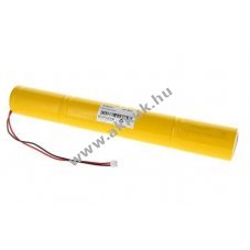 V�szvil�g�t�s akkupakk D (g�li�t) 4,8V 4500mAh 240x33mm 20cm k�bel JST EHR-2 Ni-Cd