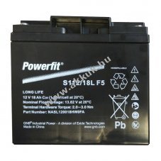 Exide Powerfit S112/18L F5 (helyettes�ti Marathon L12V15) 12V 18Ah M5 182x77x168mm AGM �lom