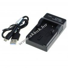 USB t�lt� Olympus LI-10B LI-12B Sanyo DB-L10 akkukhoz