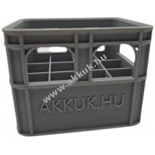 Elemtart� l�da, rekesz 1-12db mignon LR6 AA ceruza elem, akku t�rol�s�hoz fekete