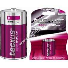 Tecxus D (Mono) NiMH akkumul�tor 1,2V 10000mAh 1db/csomag