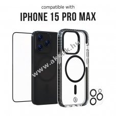 3sixT 4in1 v�d�csomag tok kijelz�v�d� kamerav�d� applik�tor kompatibilis Apple iPhone 15 Pro