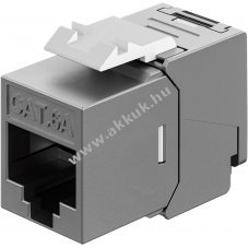 Goobay RJ45 CAT 6A Keystone-modul STP Slim 14,5mm sz�les 29mm m�ly