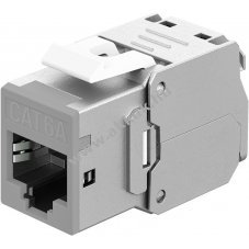 Goobay RJ45 CAT 6A STP Keystone modul Slim 14,5mm sz�les