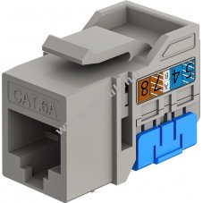 Goobay RJ45 CAT 6A UTP Slim Keystone-modul 14,5mm sz�les 29mm m�ly