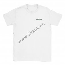 Feh�r p�l� egyedi tervez�s� mint�val a h�t�n, XXL