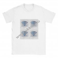 Feh�r p�l� egyedi tervez�s� mint�val, XL