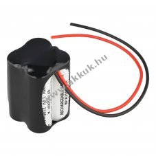 Helyettes�t� akku v�szvil�g�t�s 4,8V 2100mAh F2x2 A 200mm k�bel NiMH
