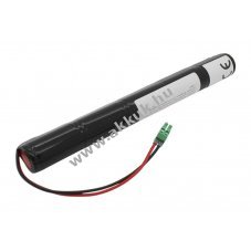 Helyettes�t� akku v�szvil�g�t�s akku 6,0V 2500mAh L1x5 Sub-C 150mm k�bel csatlakoz� NiMH