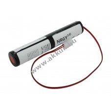 Helyettes�t� akku v�szvil�g�t�s L1x3 Sub-C 3,6V 1800mAh 300mm k�bellel �s csatlakoz�val NiMH