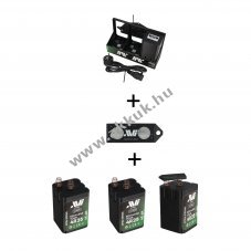 AVI AVIakku 3,6V 45Ah 3db/csomag t�lt� �s teszter Li-Ion