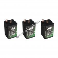AVIakku blokkakku 3,6V 45Ah 3db/csomag l�tium-ion
