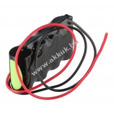 Helyettes�t� akku 2/3AA 4,8V 750mAh v�szvil�g�t�s 30cm k�bellel