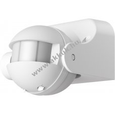 Goobay d�nthet� feh�r fel�letre szerelhet� fali mozg�s�rz�kel� 140� 12m IP44 LED-hez alkalmas
