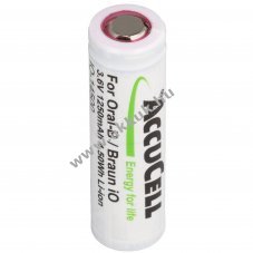 Helyettes�t� akku Braun IO 6/7/8/9/10 3,7V 1250mAh borotva �s fogkefe