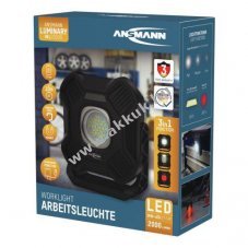 Ansmann WL2000R �jrat�lthet� LED munkal�mpa 2000lm Powerbank 3,7V 4000mAh fekete