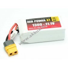 Pichler RED POWER XT modell�p�t� akku 11,1V 1300mAh XT60 LiPo