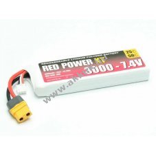 Pichler RED POWER XT 7,4V 3000mAh 2S1P XT60 akku modell�p�t� LiPo