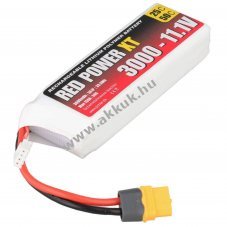 Pichler RED POWER XT 11,1V 3000mAh 3S1P XT60 XH modell�p�t� akku LiPo