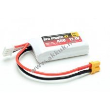 Pichler RED POWER modell�p�t� 11,1V 400mAh 3S XT30 akku LiPo