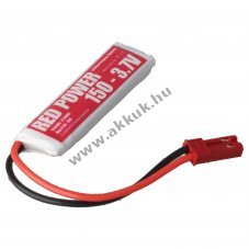 Pichler RED POWER akku 3,7V 150mAh modell�p�t� JST csatlakoz� LiPo