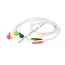 Medlinket orvosi EKG k�bel 5-�g� DIN csatlakoz�val nyom�gomb 61cm OEM 008-0322-01 REF EC024S5I