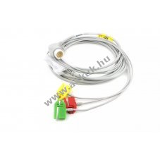 Medlinket orvosi EKG egyk�beles 3-eres csipeszes k�bel Philips monitorokhoz 2,5m