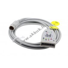 Medlinket orvosi EKG f�k�bel Philips 5-eres M1668A 2,7m