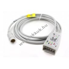 Medlinket orvosi EKG 10-adrig k�bel Philips M1663A 2,7m OEM VDG023-AAI