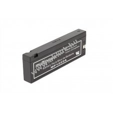 Multipower MP1222A 12V 2Ah orvosi �lom akku PANASONIC LC-SA122R3AU
